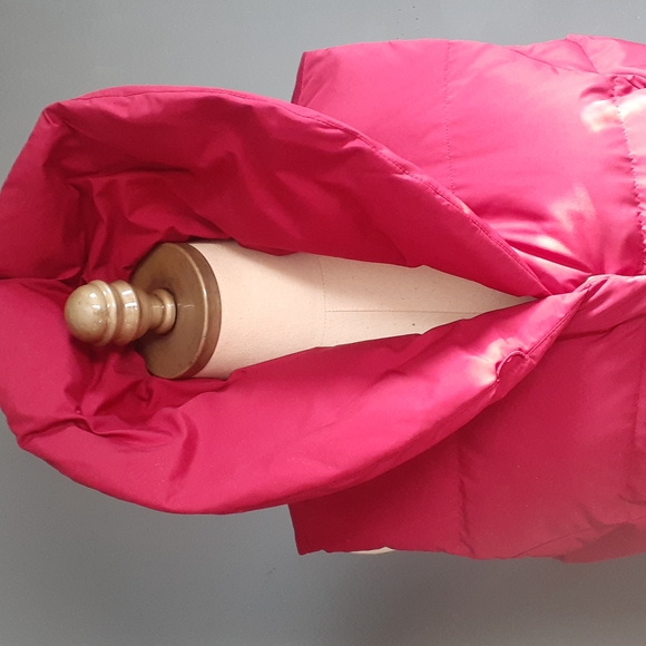 Lauren ralph Lauren burgundy women's puffer vest size large - Picture 7 of 15